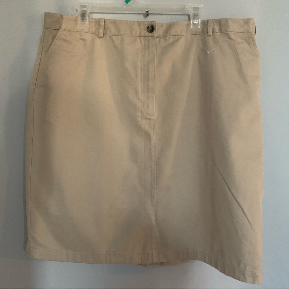 L. L. Bean Classic Tan Women's Skirt